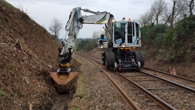 Railshine Rental loue des pelles Unac