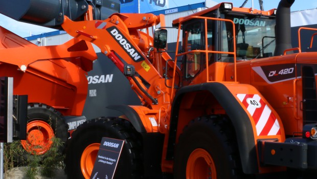 Conexpo : Doosan présente une chargeuse à transmission continue
