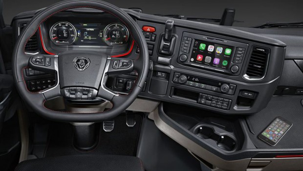 Scania equips new trucks with Apple’s CarPlay