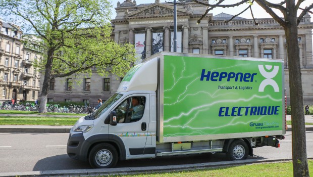 Heppner expérimente l'utilitaire 100% électrique à Strasbourg