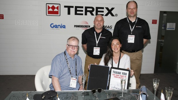 John Sutch Crane Hire fond pour 5 grues Terex