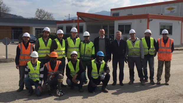 En Rhône-Alpes, Colas forme les jeunes en difficulté