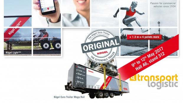 Kögel expose sa semi-remorque Euro Trailer Mega Rail