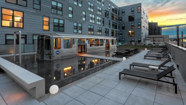 Google Chicago HQ to have a train on the rooftop
