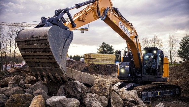 Place à la nouvelle pelle sur chenilles Case !