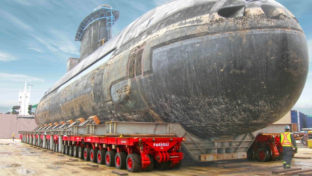 Rosrao relies on Scheuerle to move Russian nuclear submarines