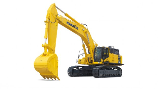 Komatsu : une pelle de compétition pour les carrières !