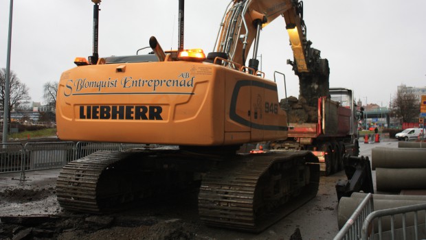 La performance Liebherr en Suède