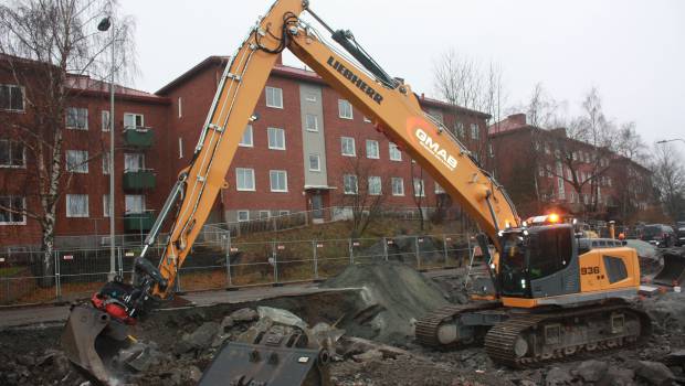 Le confort des machines Liebherr séduit Gräv & Maskin