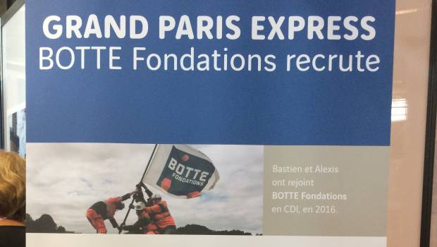 Une centaine de postes à pourvoir chez Botte Fondations