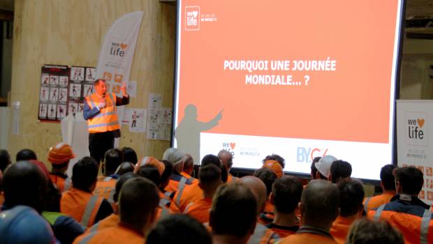 Sécurité : des chantiers figés chez Bouygues Construction