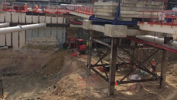 Le chantier de la future station Clichy Saint-Ouen en images
