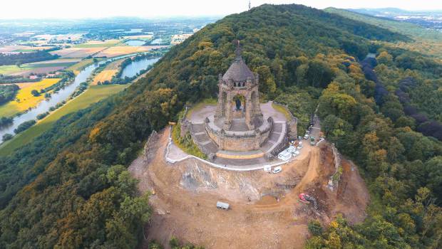 Un chantier de fondations « impériales » en Allemagne