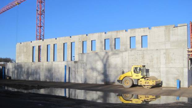 Station d’épuration allemande : 25 000 m² de béton coffrés
