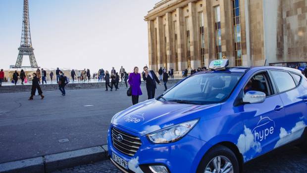 Des taxis hydrogène zéro émission à Paris