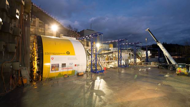 Herrenknecht achève un tunnel routier en Suisse