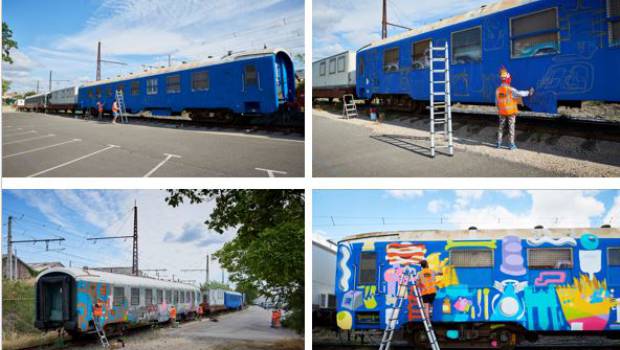 INSOLITE - SNCF Réseau Occitanie tague ses wagons-lits !