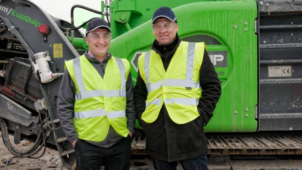 Evoquip expose son broyeur Bison 120 à Steinexpo