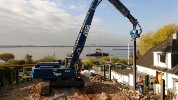 Hambourg : quand une pelle Atlas se fait discrète