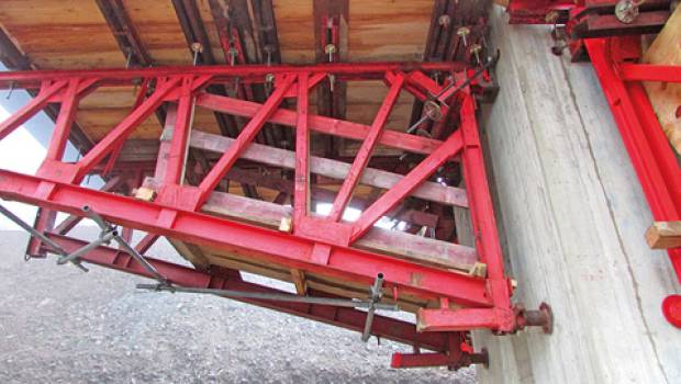 Lützelbach : un viaduc autoroutier bien butonné