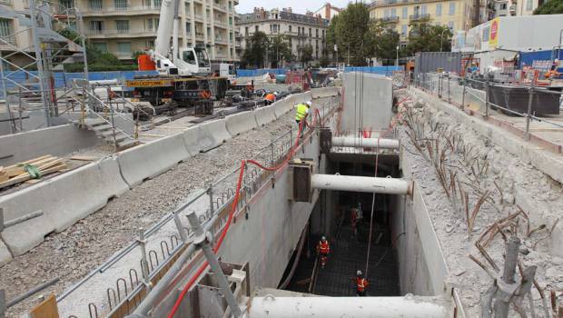 Ligne 2 du tramway de Nice : percement terminé !