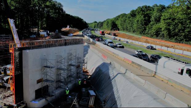 L’A86 se dote d’un nouvel échangeur