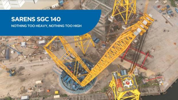 EXCLU - Sarens va dévoiler la plus grosse grue au monde !