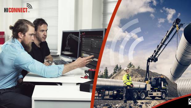 Hiab présente sa solution connectée pour la manutention