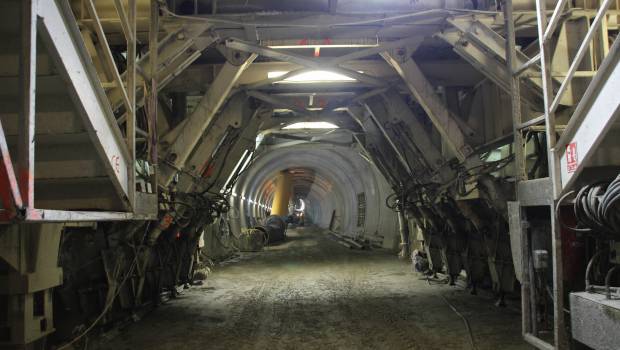 Ligne 4 : la première étanchéité projetée en ouvrage neuf