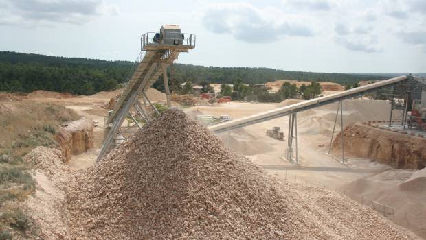 BPE et granulats : la production augmente en 2017