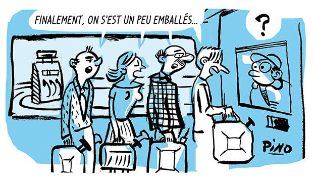 LA VIGNETTE DE LA SEMAINE – Carburant : une pénurie qui fait « flop »