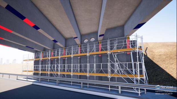 A86 : rénovation d’un ouvrage d’art à Rungis