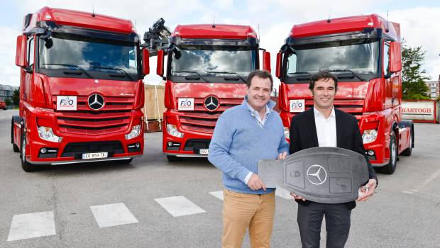 Des tracteurs Actros pour les Transports Leloup