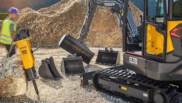 Nouvelle pelle compacte chez Volvo