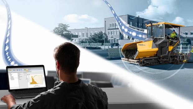 Le premier finisseur de la série D Volvo