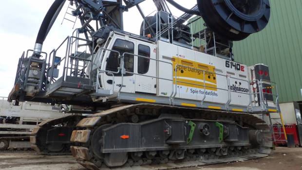 Grand Paris Express : Spie Fondations s’équipe de Sennebogen