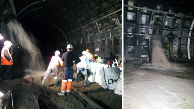 Le RER A stoppé suite à un accident de chantier dans un tunnel