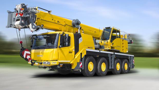 Nouvelle grue tout-terrain chez Grove