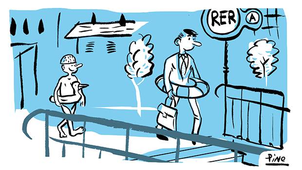 LA VIGNETTE DE LA SEMAINE - RER A : de la boue sur les rails