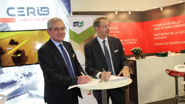 Le CERIB et FCBA signent un contrat de partenariat sur Batimat