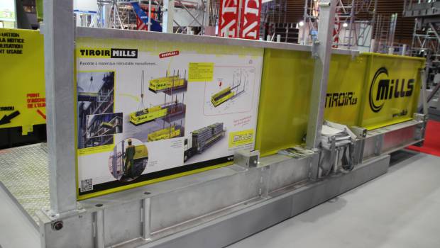Le Tiroir Mills, une recette à matériaux rétractable manuellement