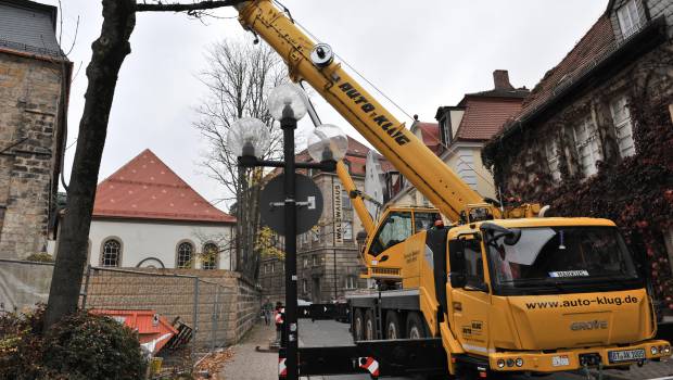 En Allemagne, Auto-Klug réceptionne la 1ere Grove GMK4100L-1