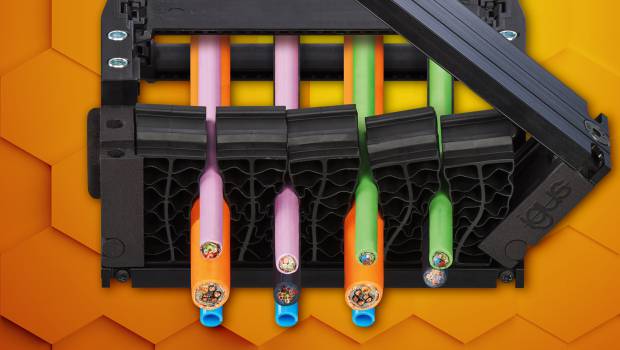 Igus améliore un serre-câbles alvéolaire