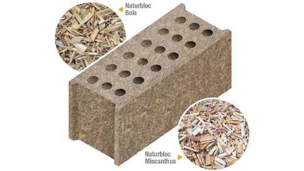 Naturbloc, un exceptionnel bloc porteur isolant biosourcé