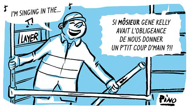 LA VIGNETTE DE LA SEMAINE - Le Grand Palais chante sous la pluie
