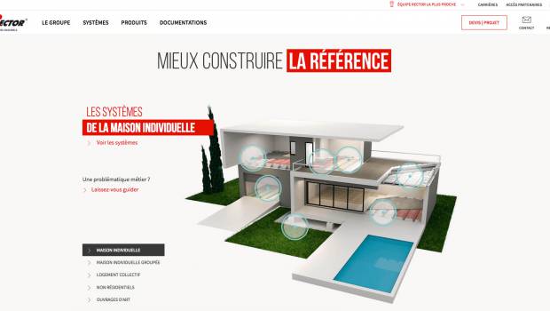 Rector repense son site internet