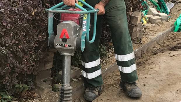 Ammann : CK Civils séduit par la pilonneuse ATR 30