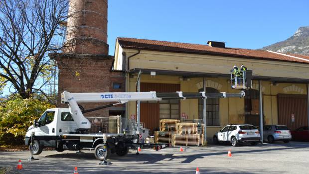 À Rovereto, une nacelle CTE fait un tabac !