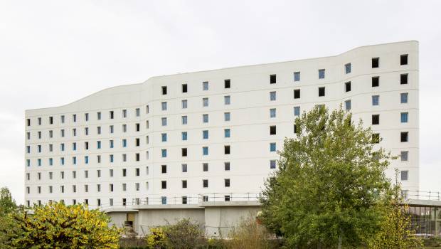 Cemex : du béton blanc pour habiller un ensemble hôtelier à Gennevilliers