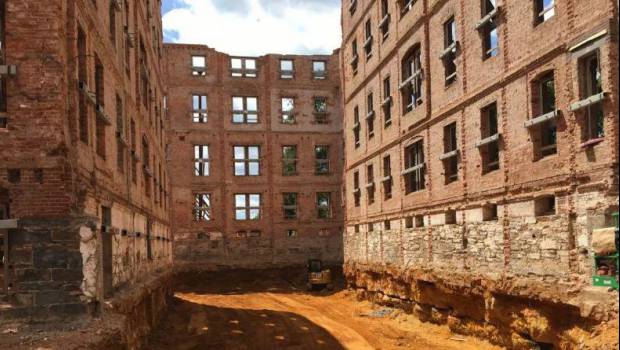 Hôpital Saint-Elisabeth (Etats-Unis) : un bâtiment en façades